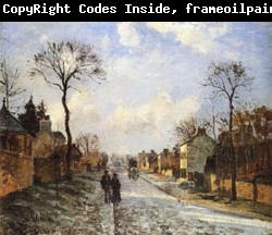 Camille Pissarro The Road to Louveciennes